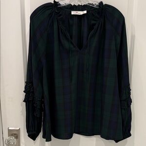 Vineyard Vines Black Watch Plaid Top